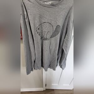 Duluth Trading Co. Gray Long Sleeve Tee